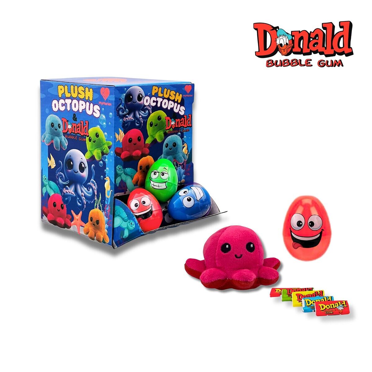 Sweet days Flip Plyšová Chobotnica s Donald žuvačkou, viac druhov