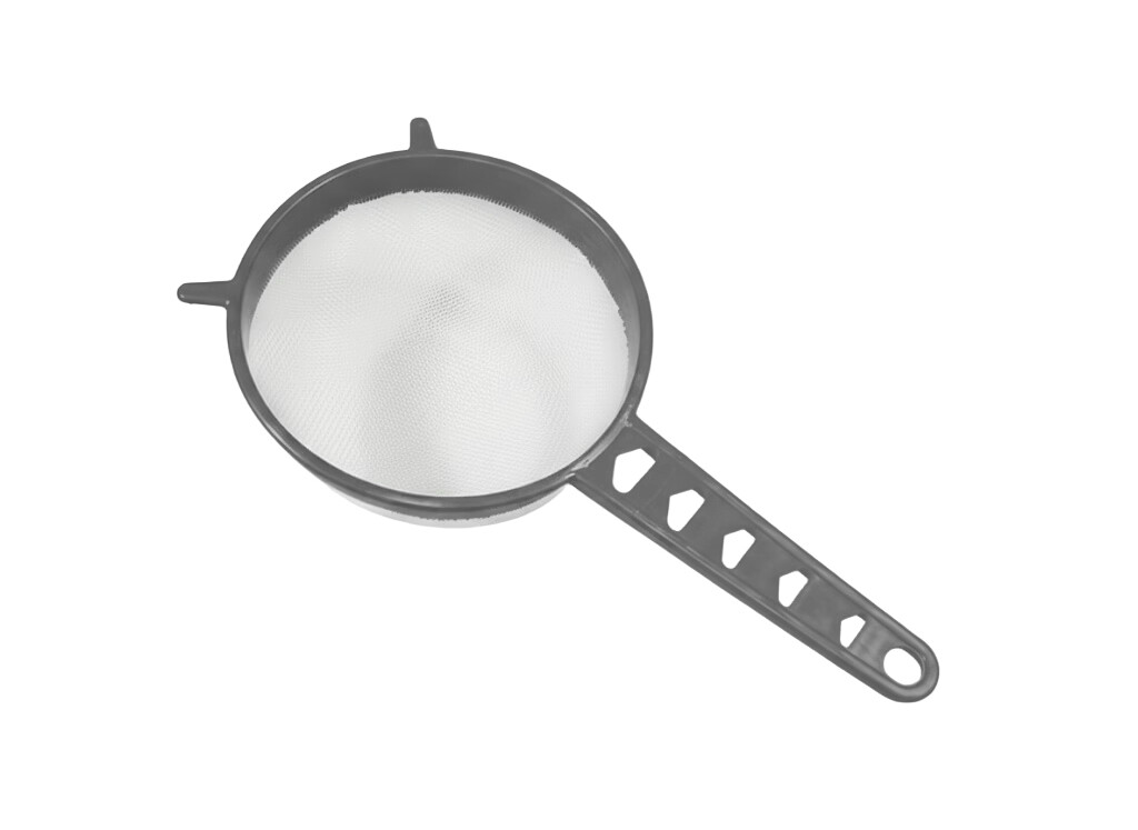 TVAR - Cedník tmavo šedý priemer 18 cm umelá hmota