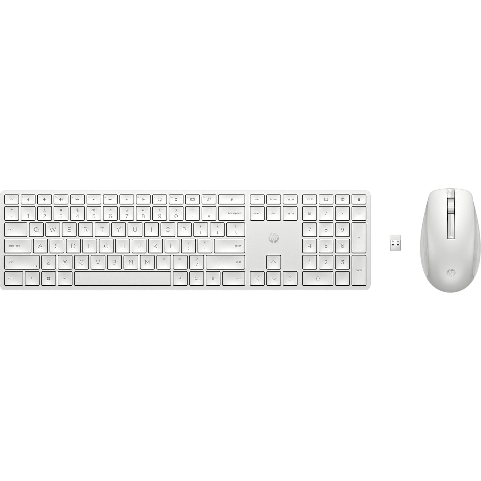 HP 650 Bezdrôtová klávesnica a myš - biela GER