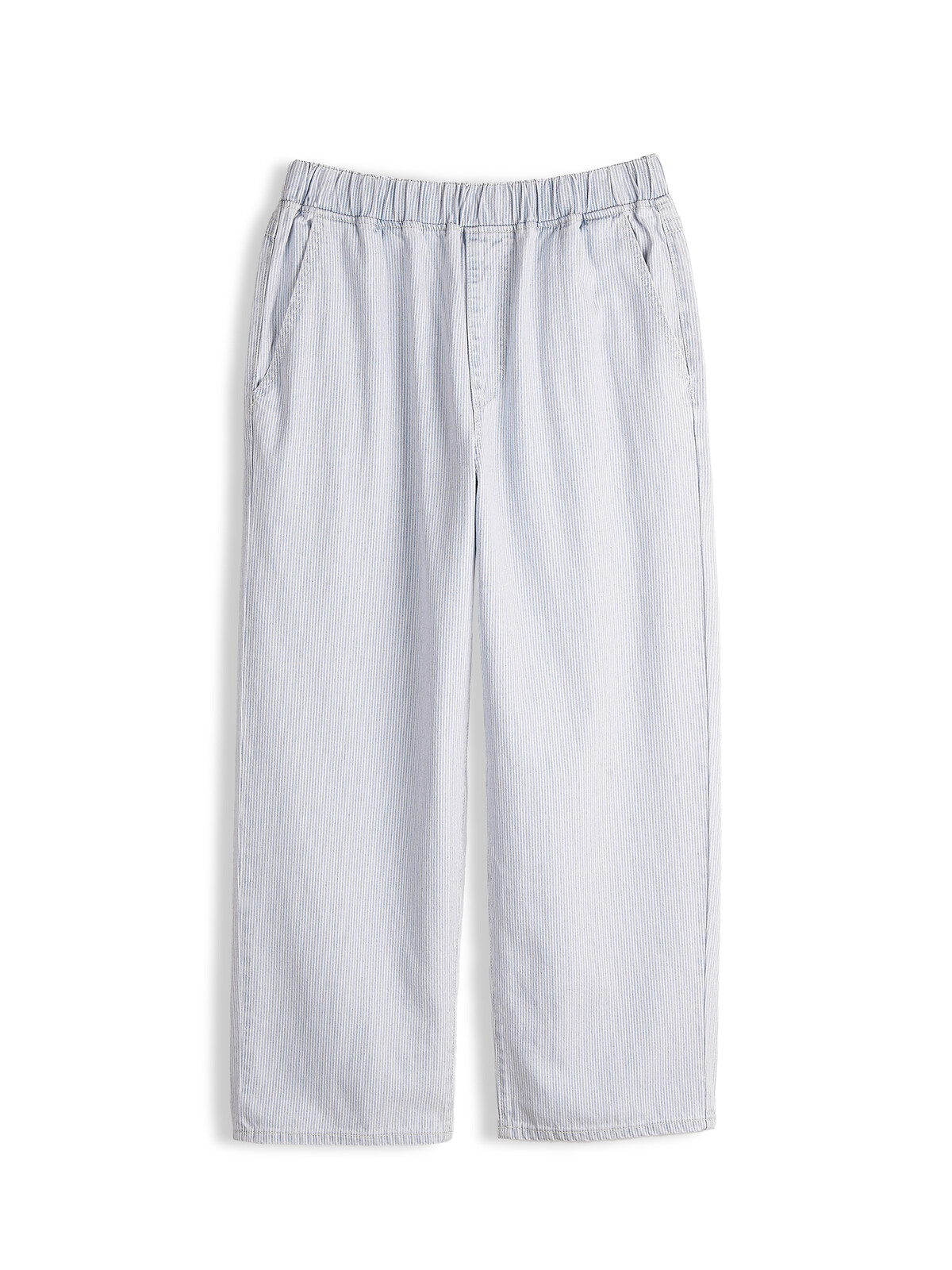 GATE Pruhované džínsy voľného strihu