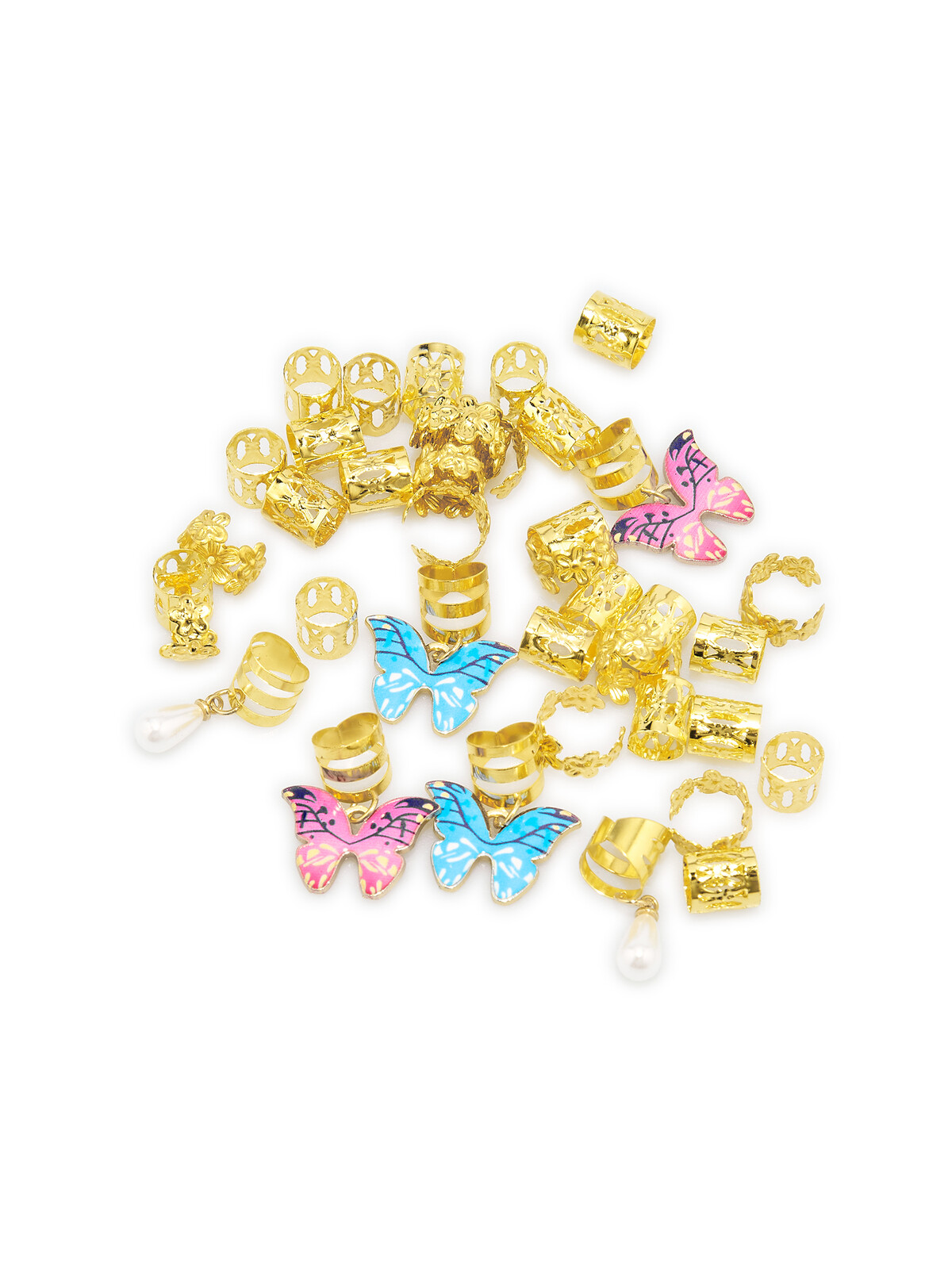 GATE Balenie 40 krúžkov do vlasov