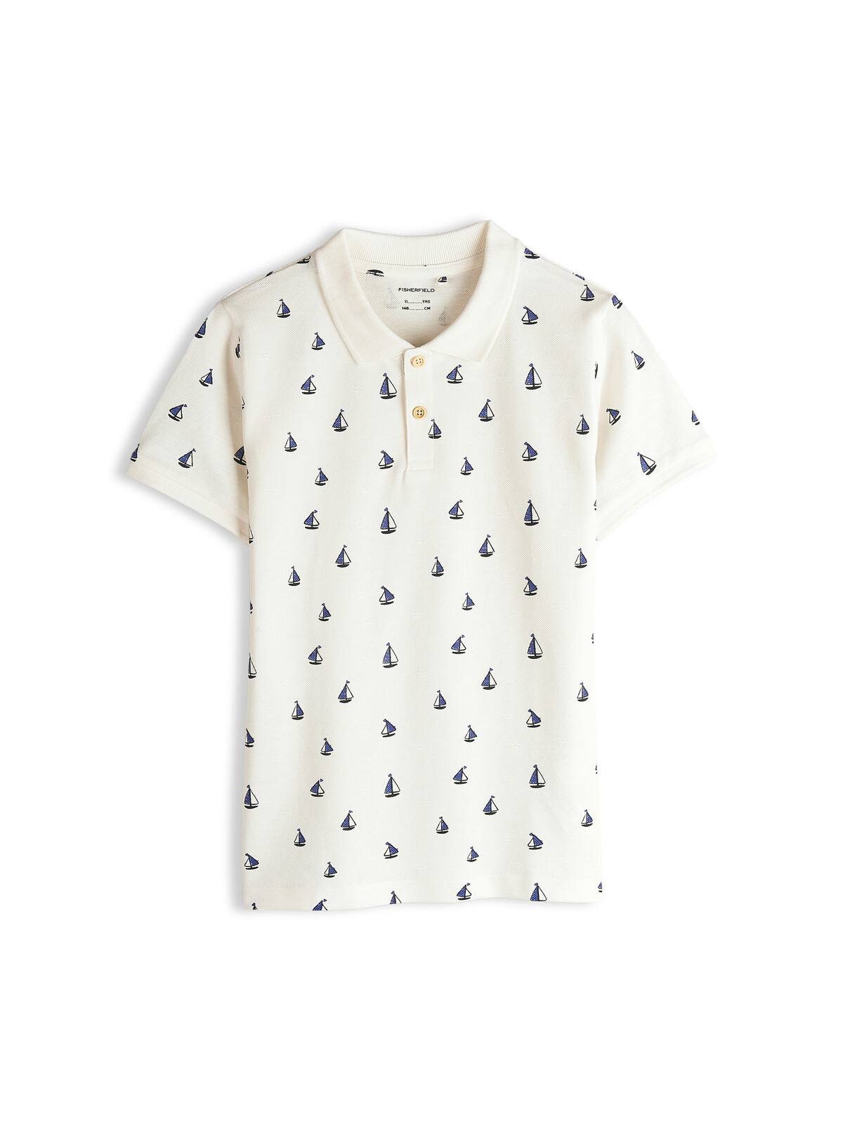 GATE Piketová polokošeľa s potlačou