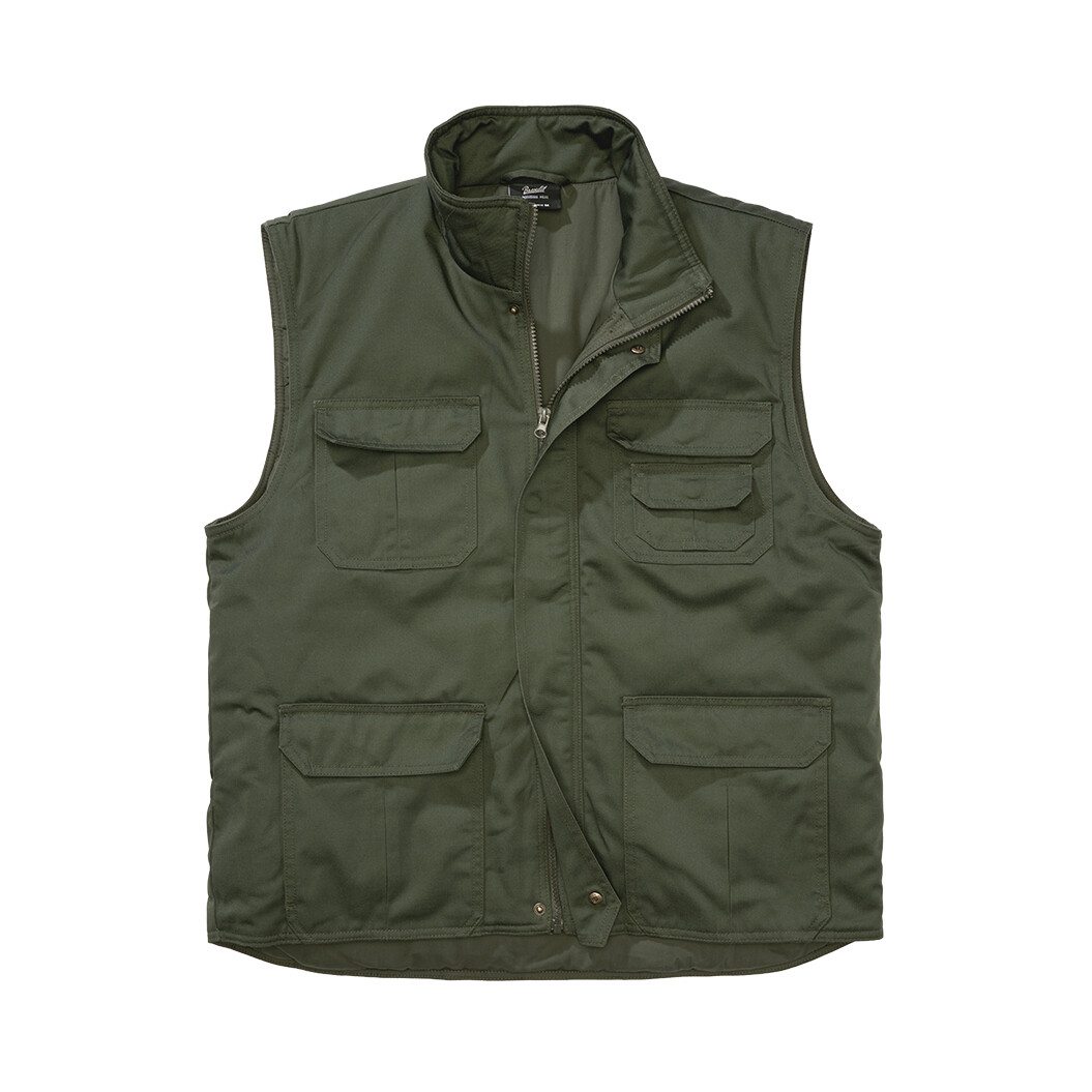 Vesta Brandit Safari Vest - olivová, XXL