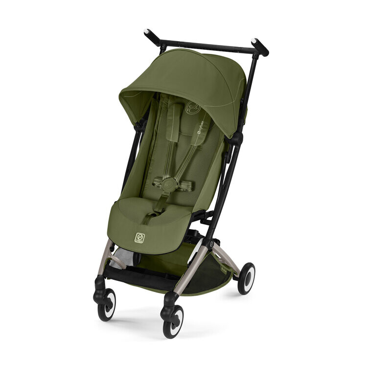 CYBEX Golfový kočík Libelle Taupe - Moss Green Gold