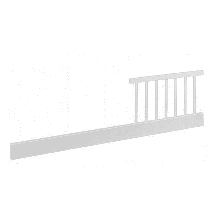 PETITE&MARS Bočnice k drevenej postieľke univerzálnej Side White Wood