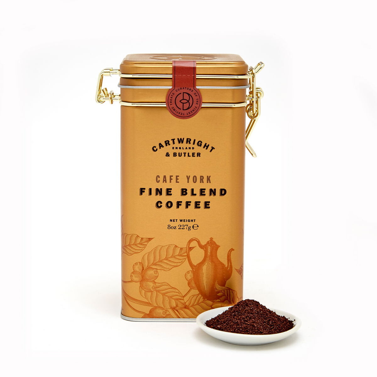 Cartwright & Butler Mletá káva Café York, kovová dóza, 227 g 4462