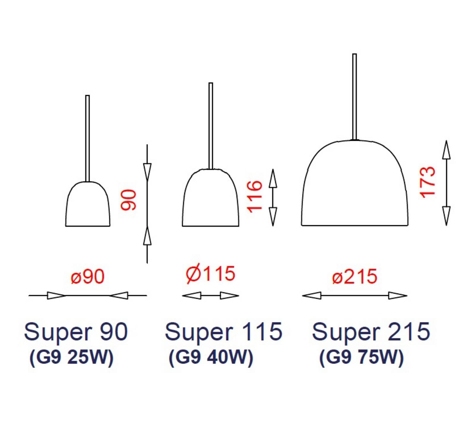 Super 215 Závěsná Lampa Opál/Biela - Piet Hein