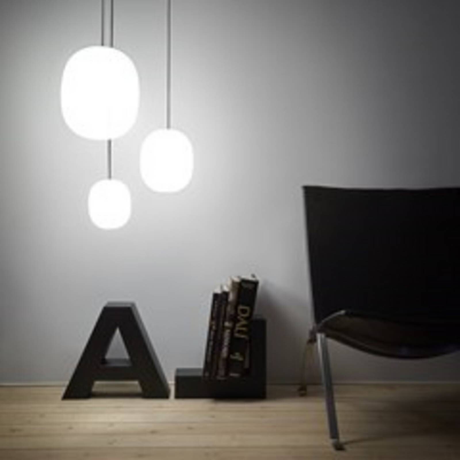 Superegg 300 Závěsná Lampa Opal/Red Kábel - Piet Hein