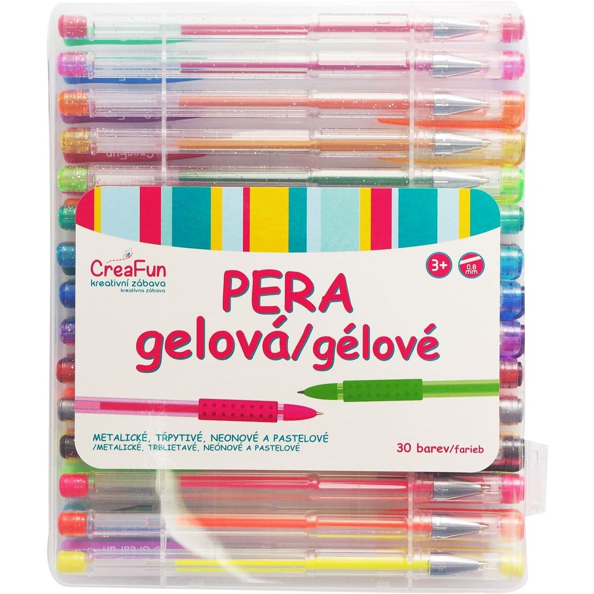 Sparkys CreaFun - Gélové perá 30 farieb