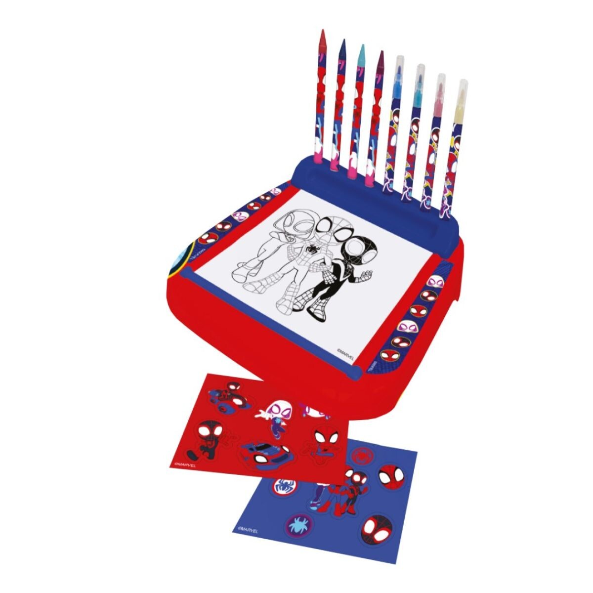 Spidey stojan s omaľovánkami a farbami