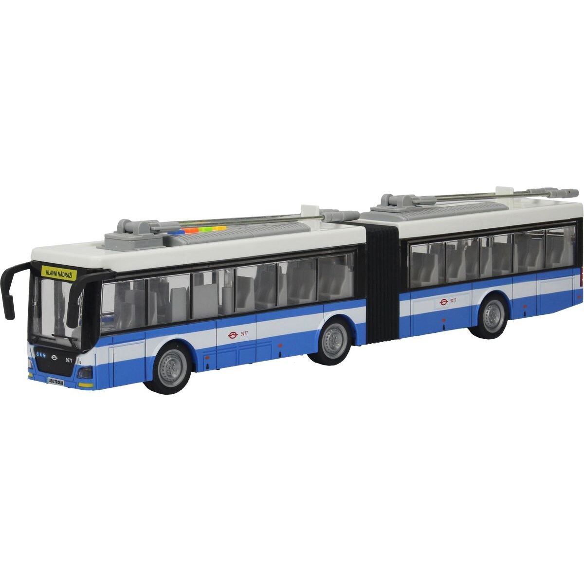 Sparkys CITY SERVICE CAR - 1:16 Kĺbový trolejbus modro-biely