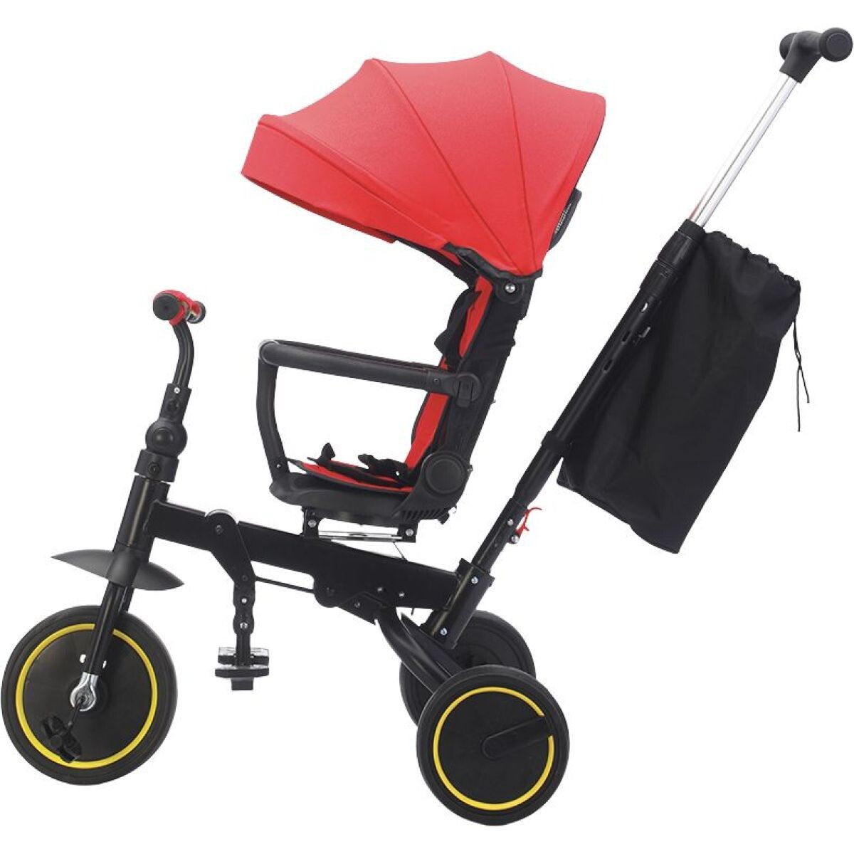 Sparkys Detská trojkolka Premium 5 v 1 červená