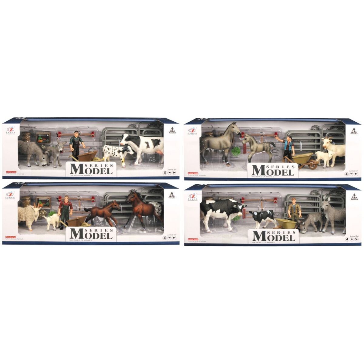 Sparkys Zvieratká z farmy - Set farmárskych zvierat U12 4 druhy