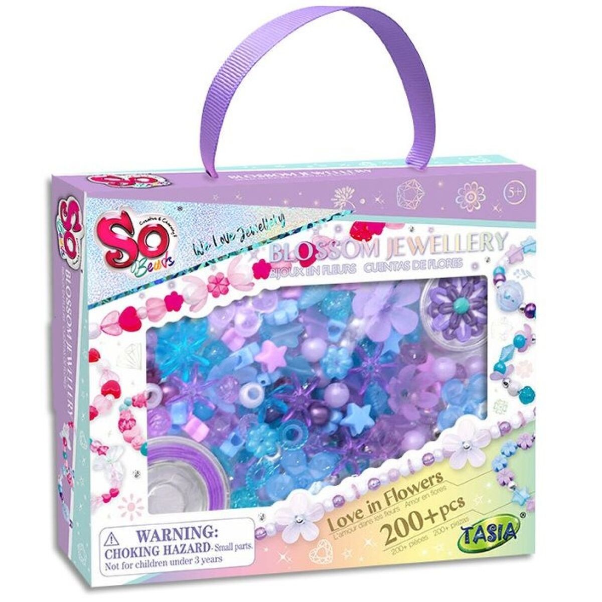 Tasia Kvetinové šperky - Sada 200+ dielikov na výrobu šperkov