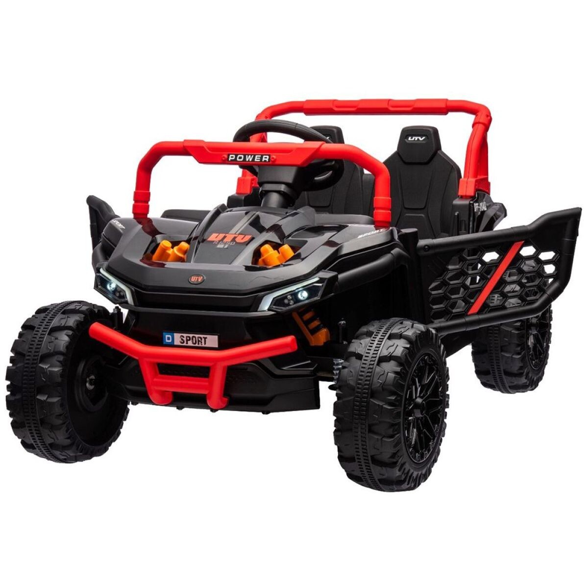 Sparkys Detská elektrická Bugina UTV červená + diaľkový ovládač