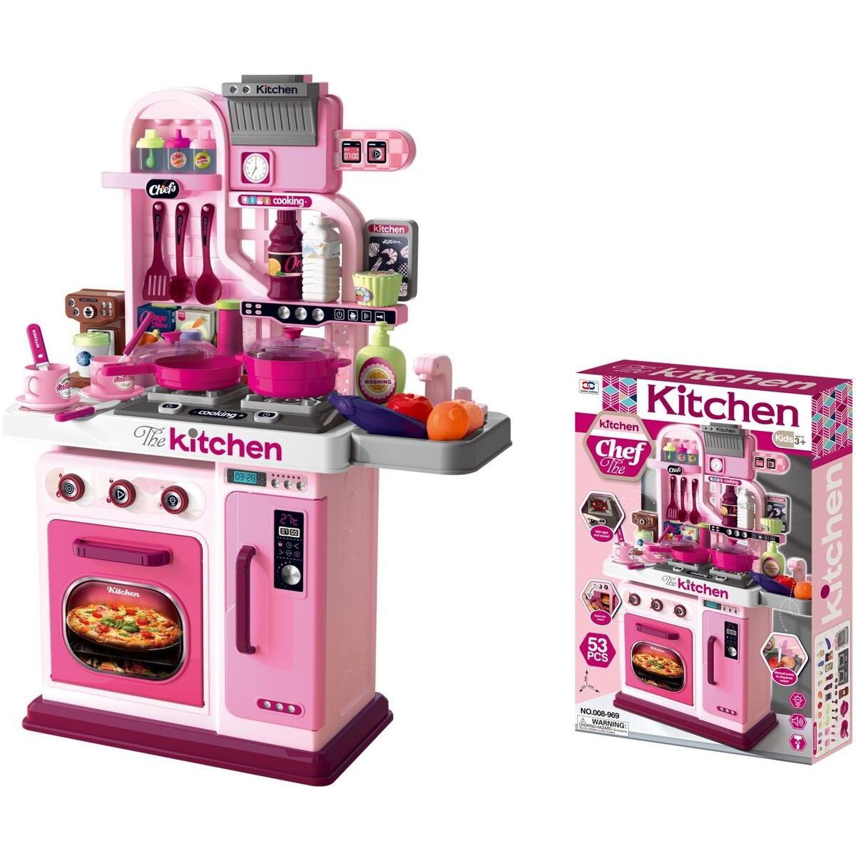 Sparkys Kuchynka ružová s príslušenstvom