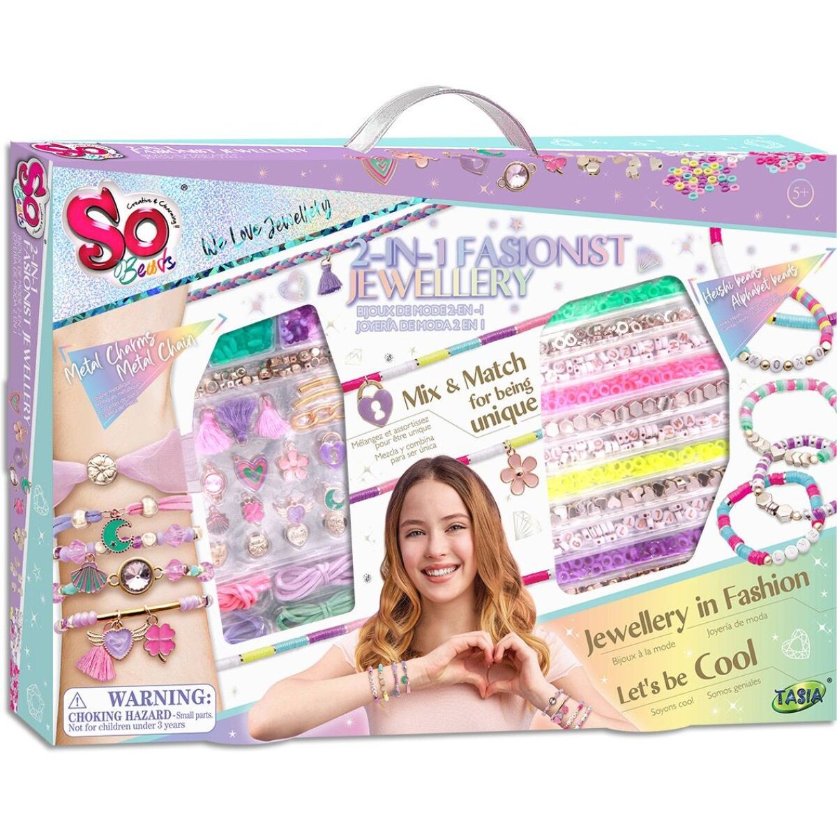 TASIA - Módna šperkárska sada 2v1 na výrobu retiazok a príveskov