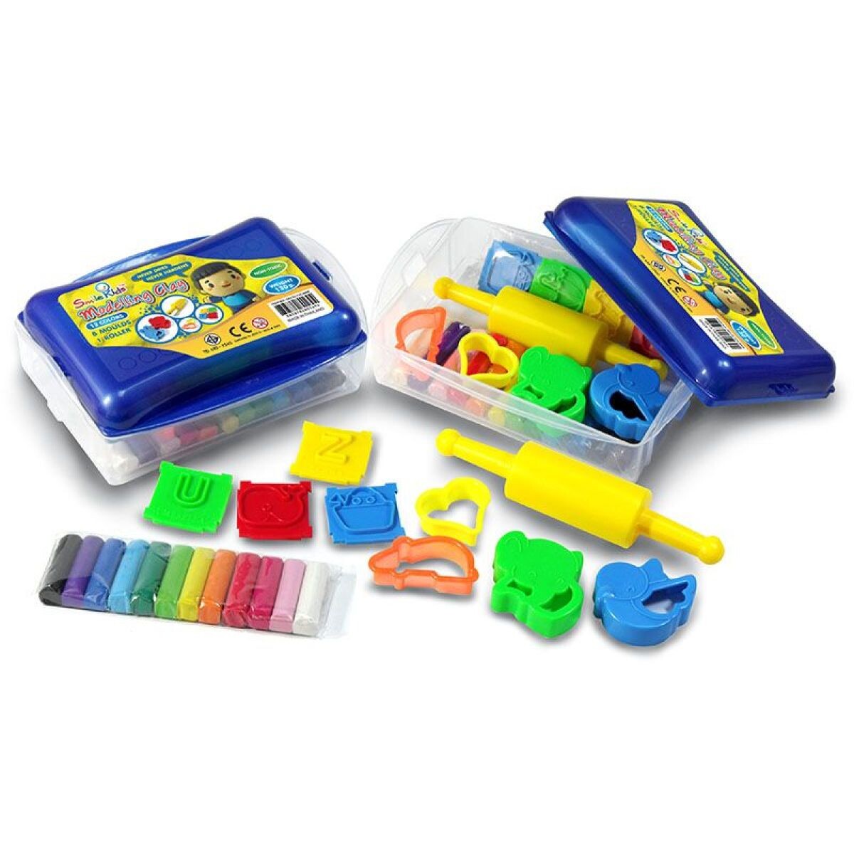 Sparkys Modelína 12 farieb + príslušenstvo v boxe