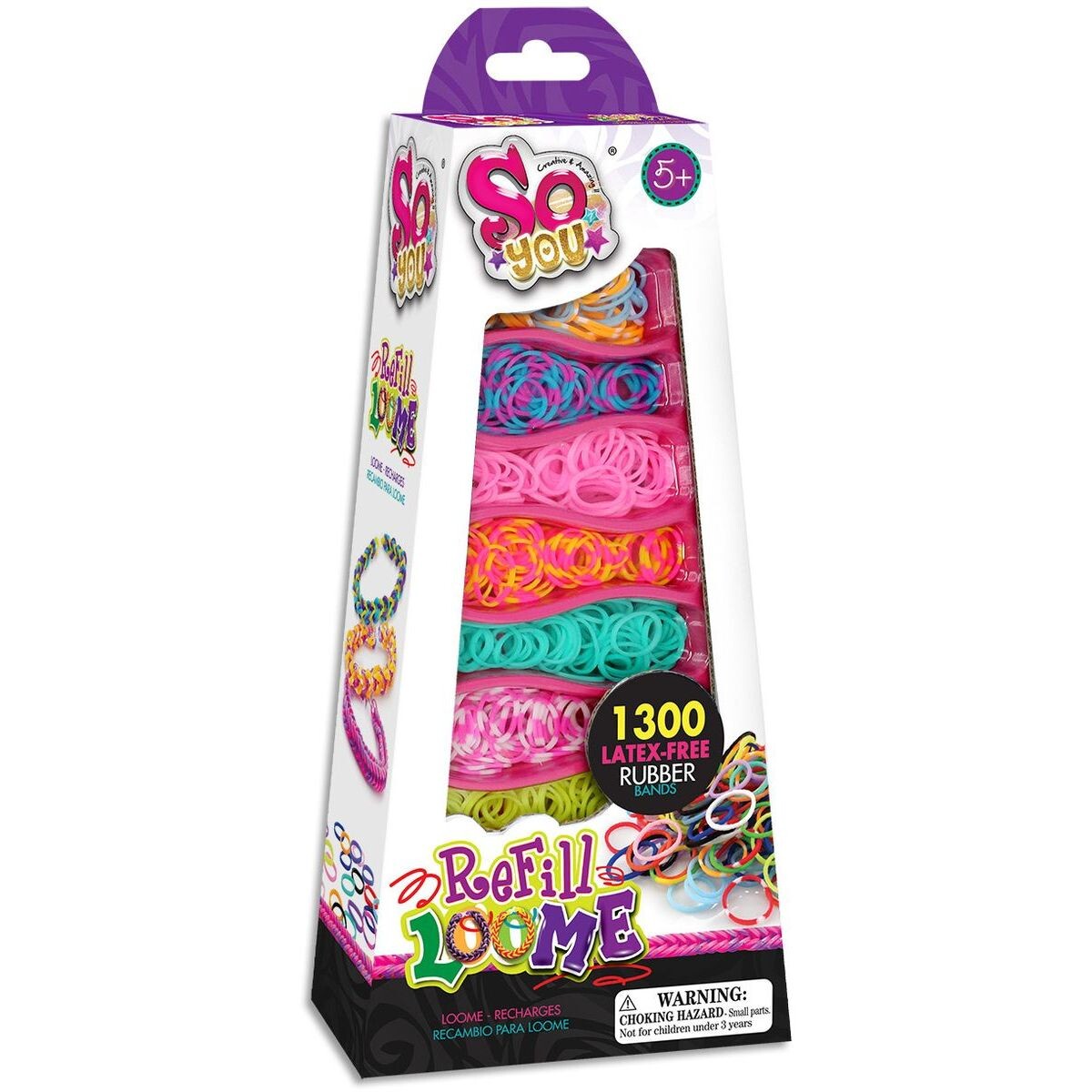 Tasia Náhradná sada gumičiek 1300 ks