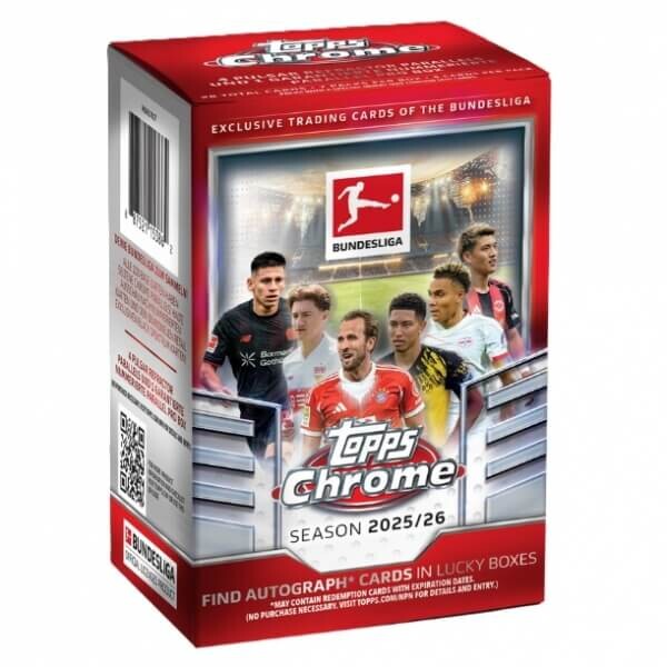 Topps 2025-2026 Topps Chrome Bundesliga Blaster Box - Futbalové karty