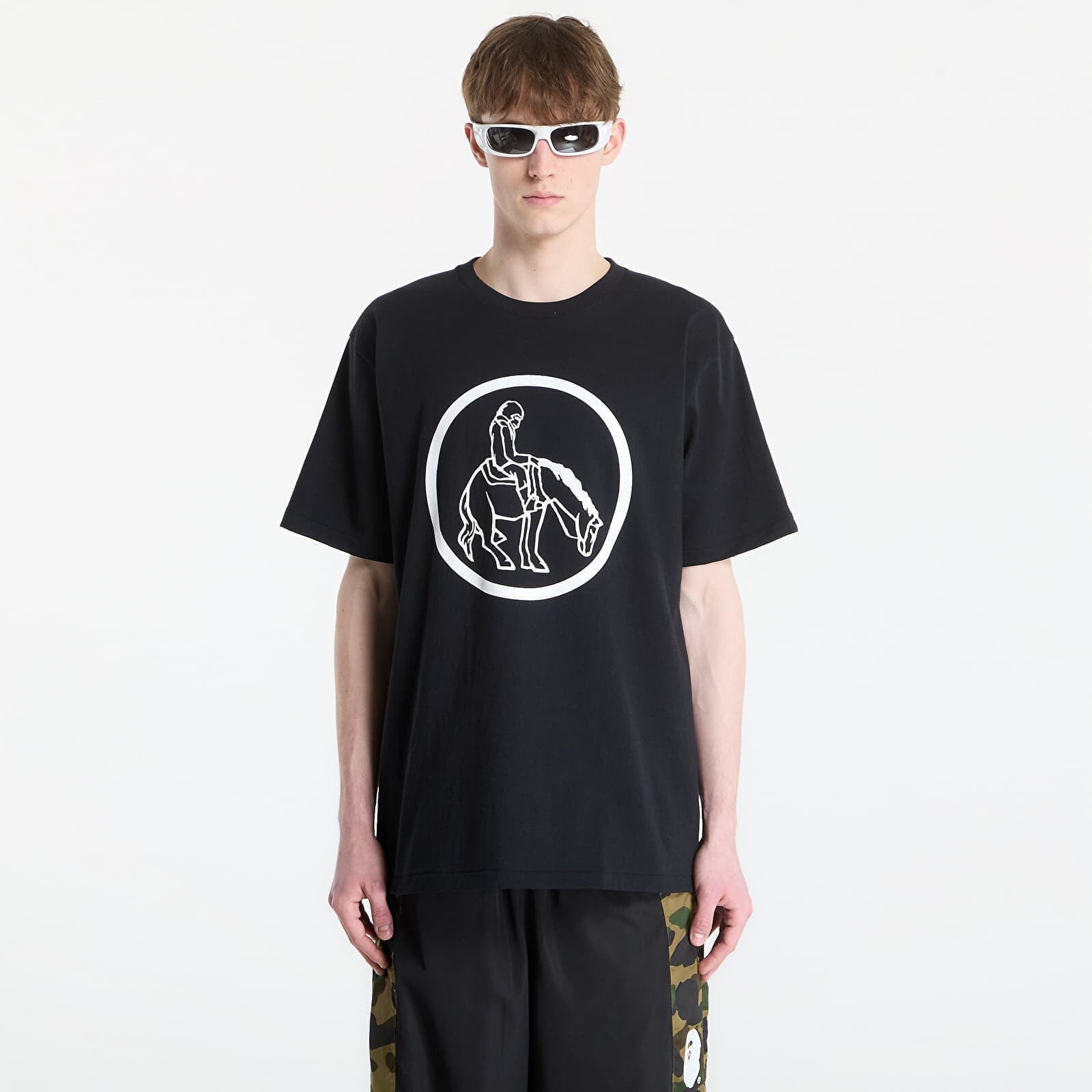 Tričko A BATHING APE Simple Soldier Mil Patch Tee UNISEX Black XXL