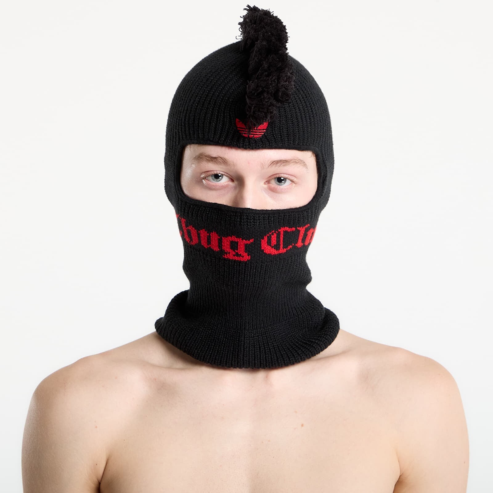 Čiapka adidas Thug Club Fringed Balaclava Black OSFM