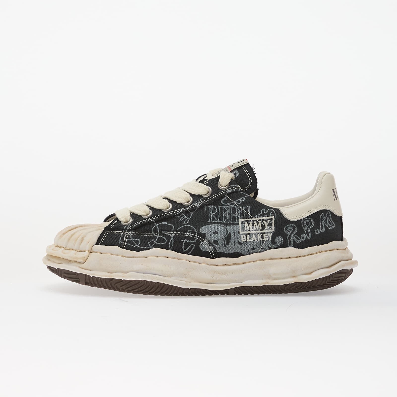 Tenisky Maison MIHARA YASUHIRO (MMY) Blakey Graffitied Sneaker Black EUR 44