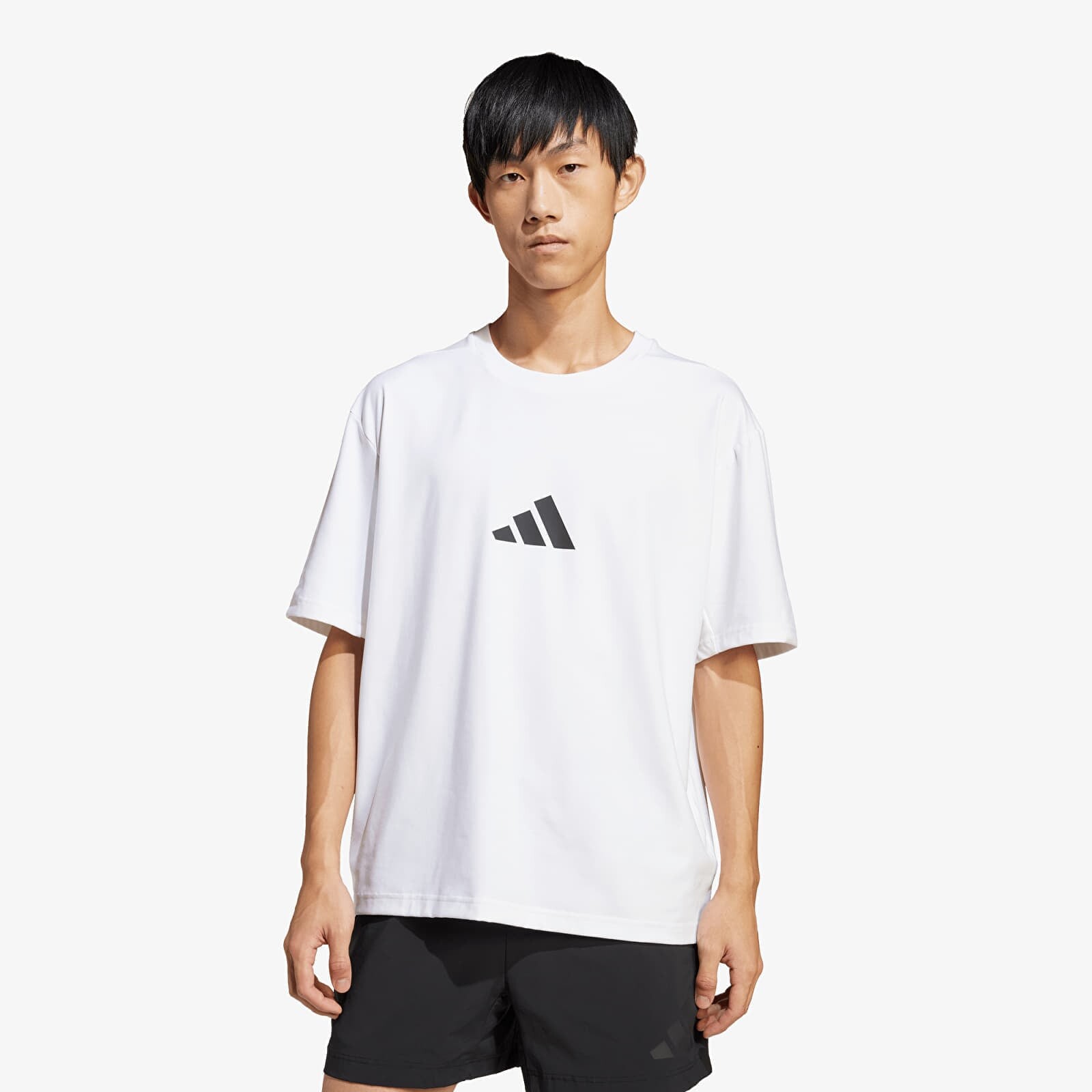 Tričko adidas Z.N.E. Loose-Fit T-Shirt White L