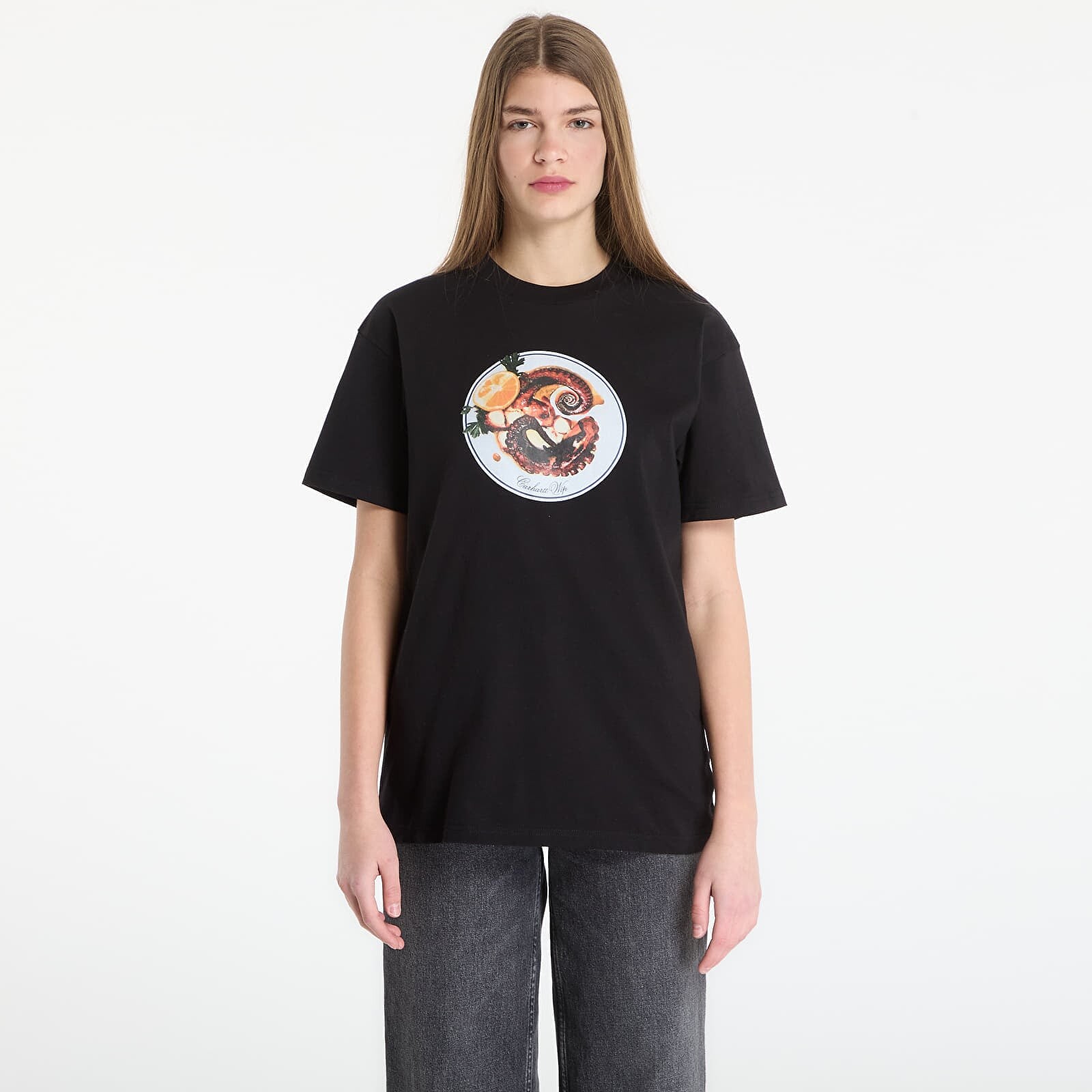 Tričko Carhartt WIP S/S Octopus T-Shirt UNISEX Black S