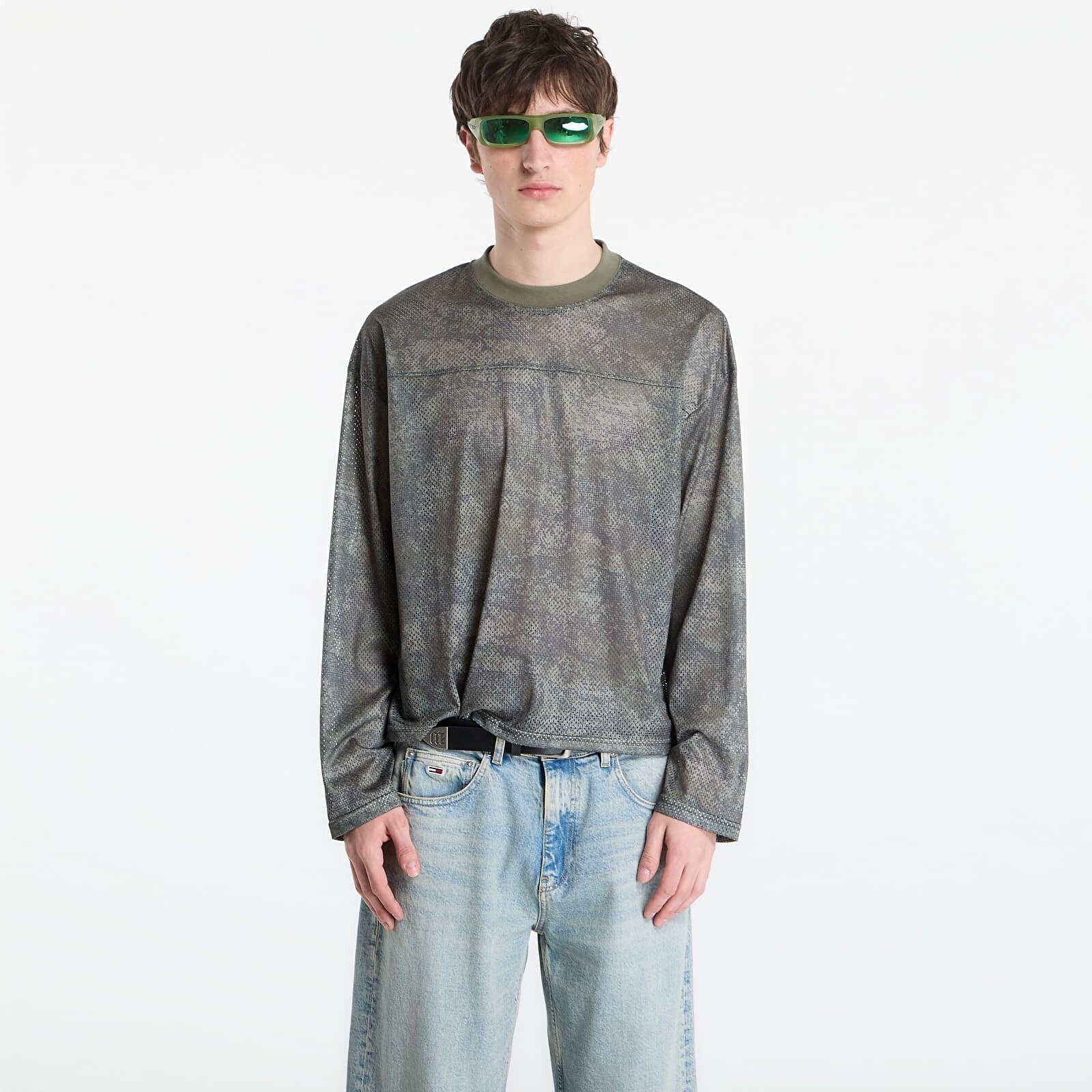 Tričko Wasted Paris M Swarm Mesh Olive Khaki Camo M