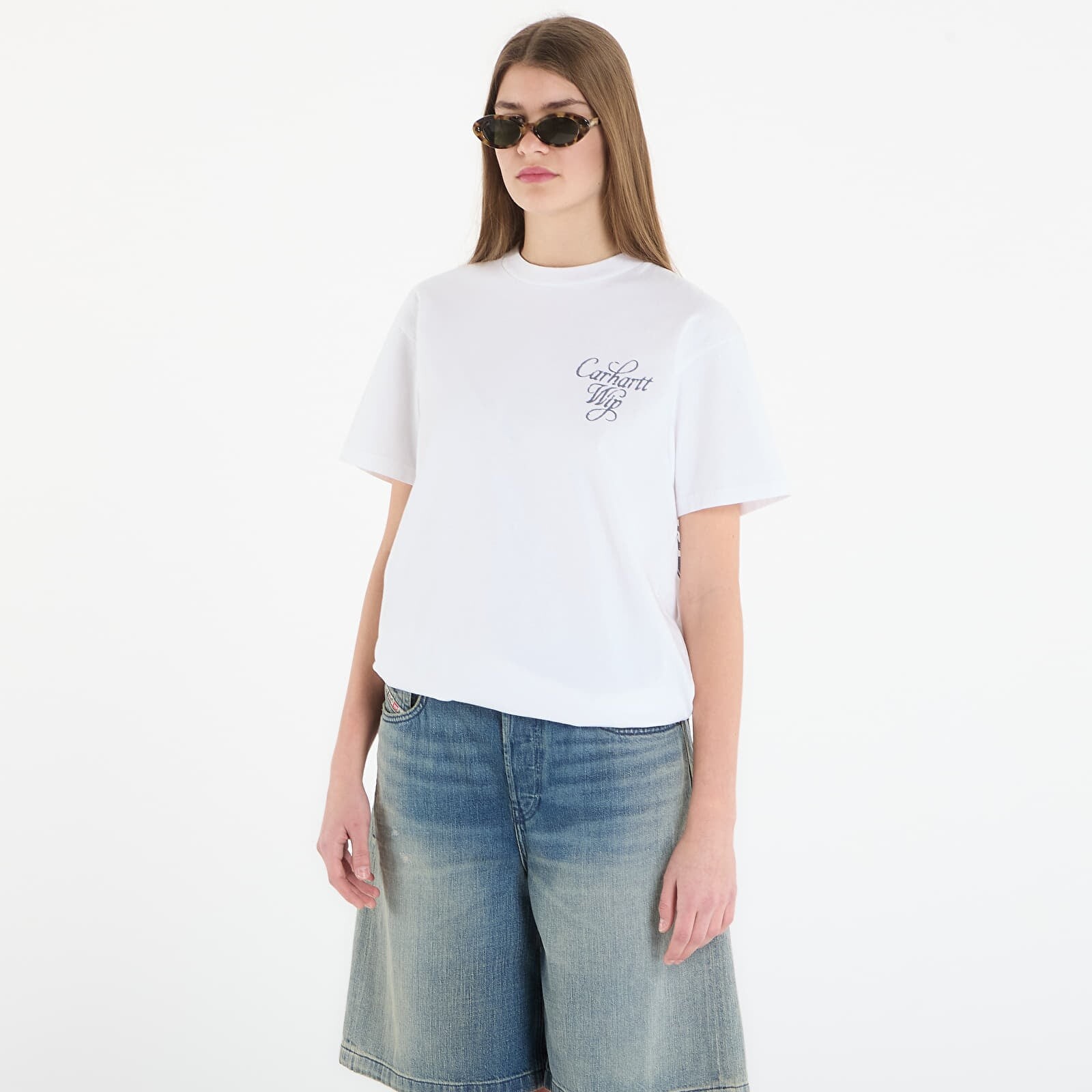 Tričko Carhartt WIP S/S Vestige T-Shirt UNISEX White M