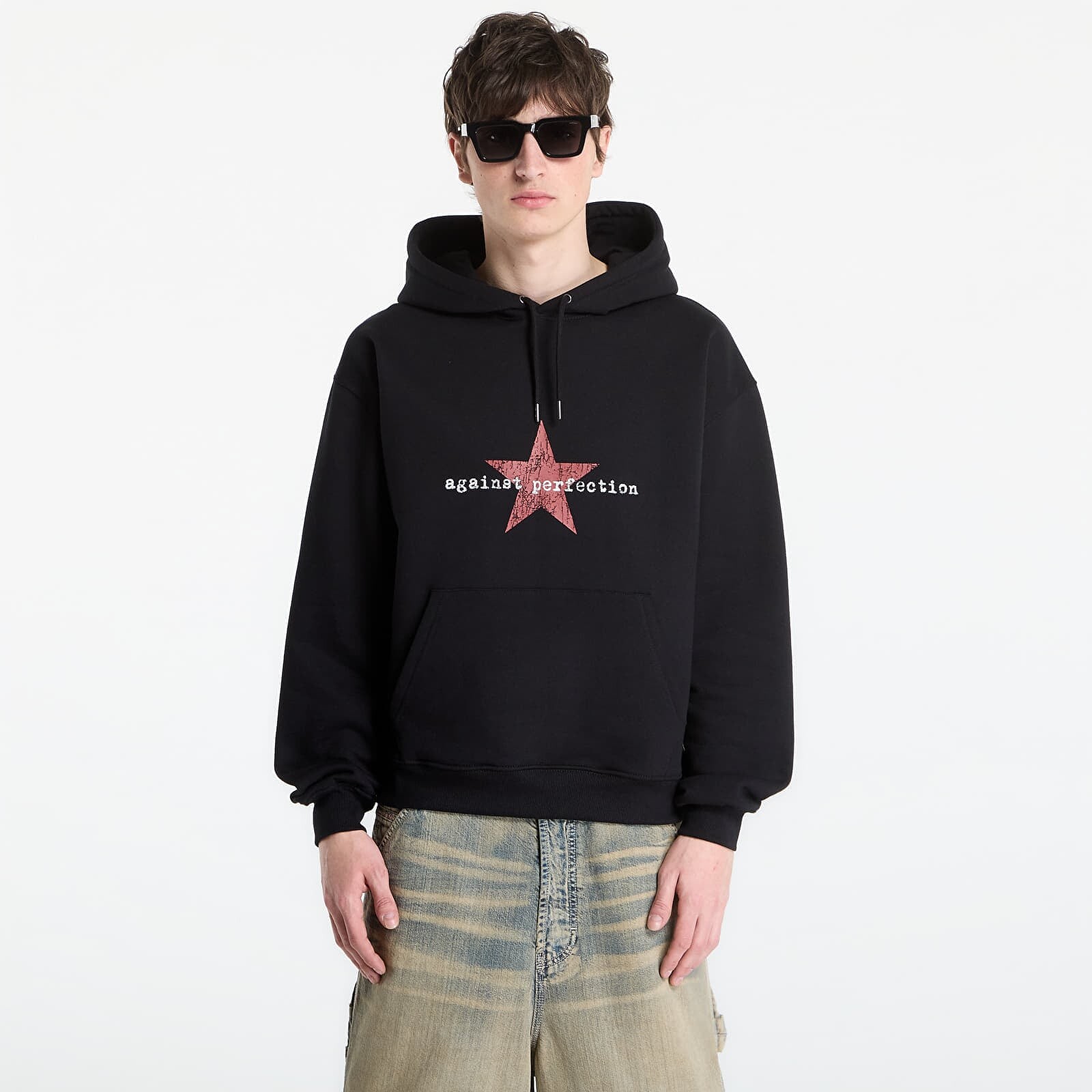 Mikina Wasted Paris M Against Perfection Hoodie Black XL