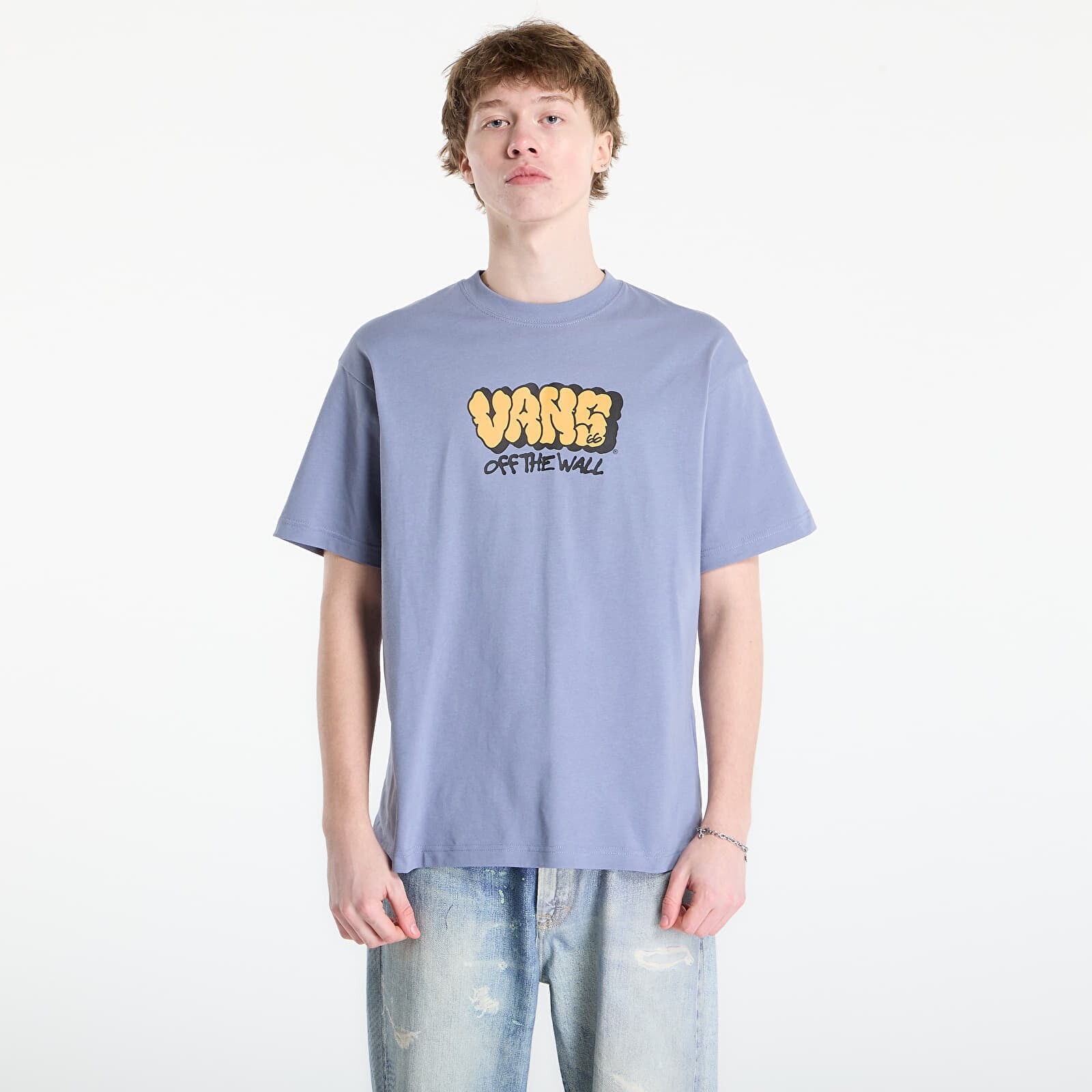 Tričko Vans Vans Graff Loose SS Tee Glacial Slate XXL