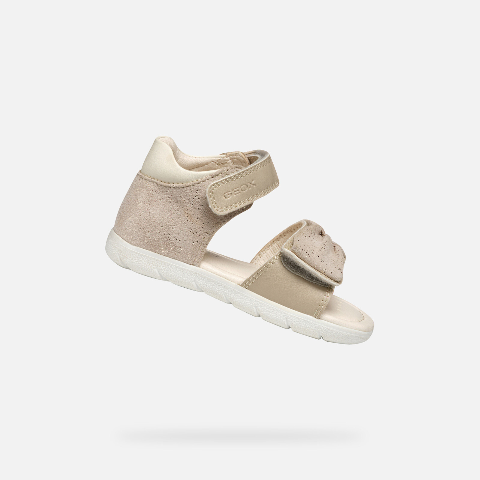 Béžové dievčenské sandále Geox Alul