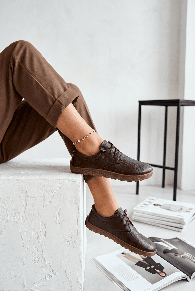 Dámske kožené mokasíny Barefoot Zazoo