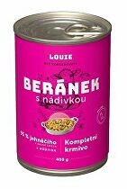 Louie Dog Cons. Jahňacie mäso s plnkou 400g