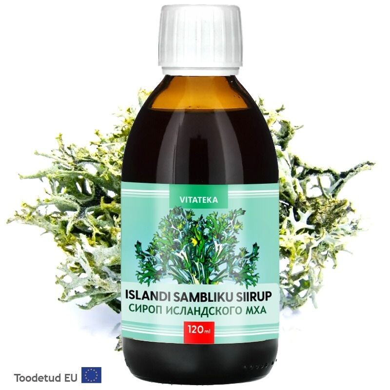 Sirup z islandského lišajníka – 120 ml – Vitateka