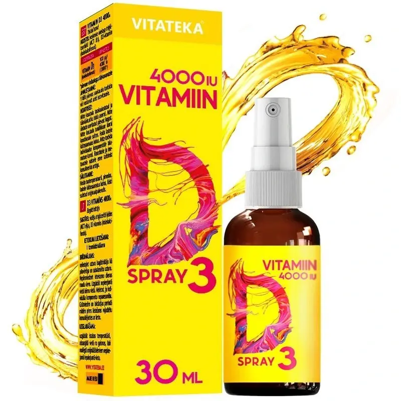 Vitamín D3 v spreji 4000 IU – 30 ml – Vitateka