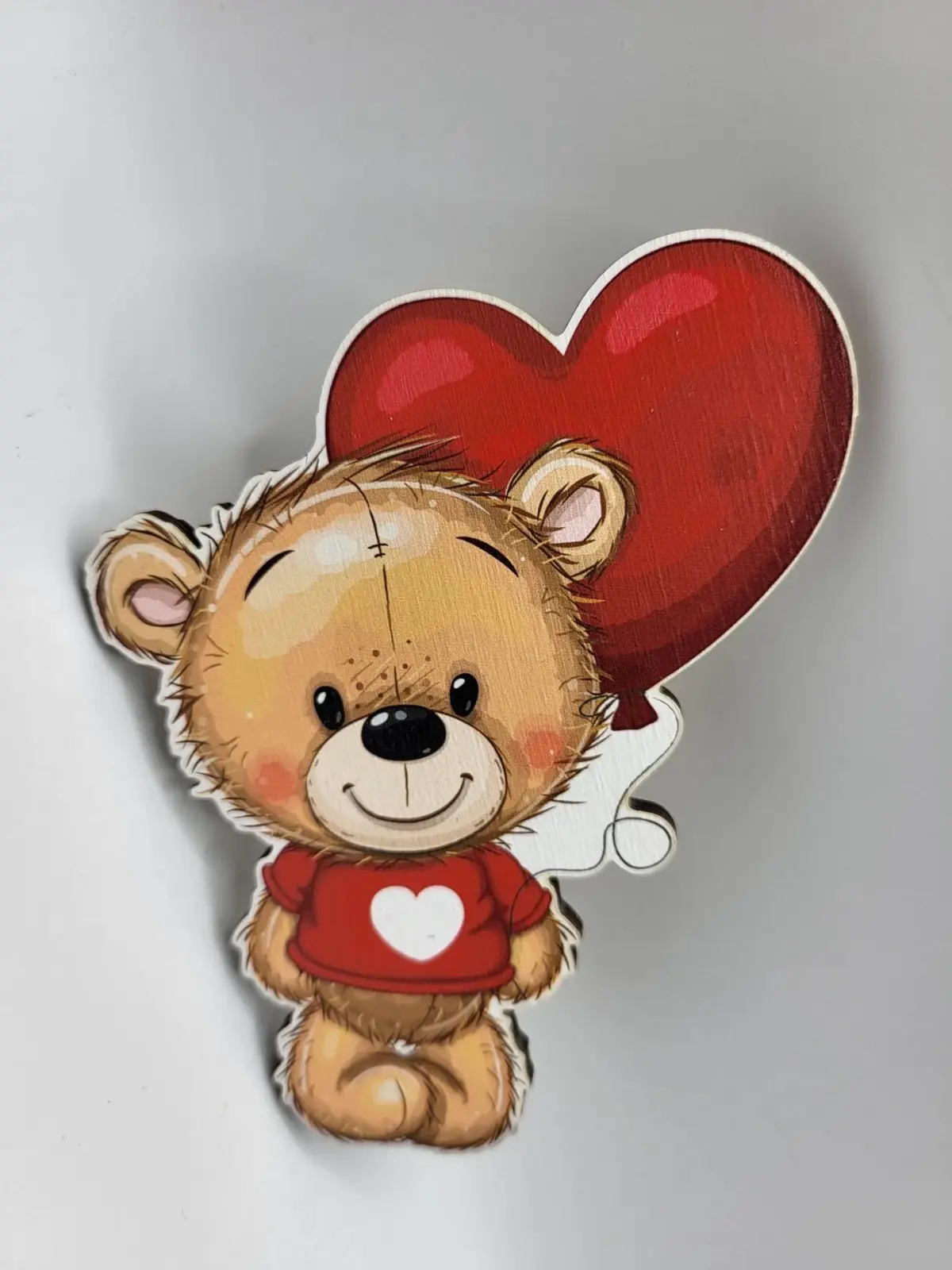 Loranc Magnetka na tortu - Medvedík so srdiečkom