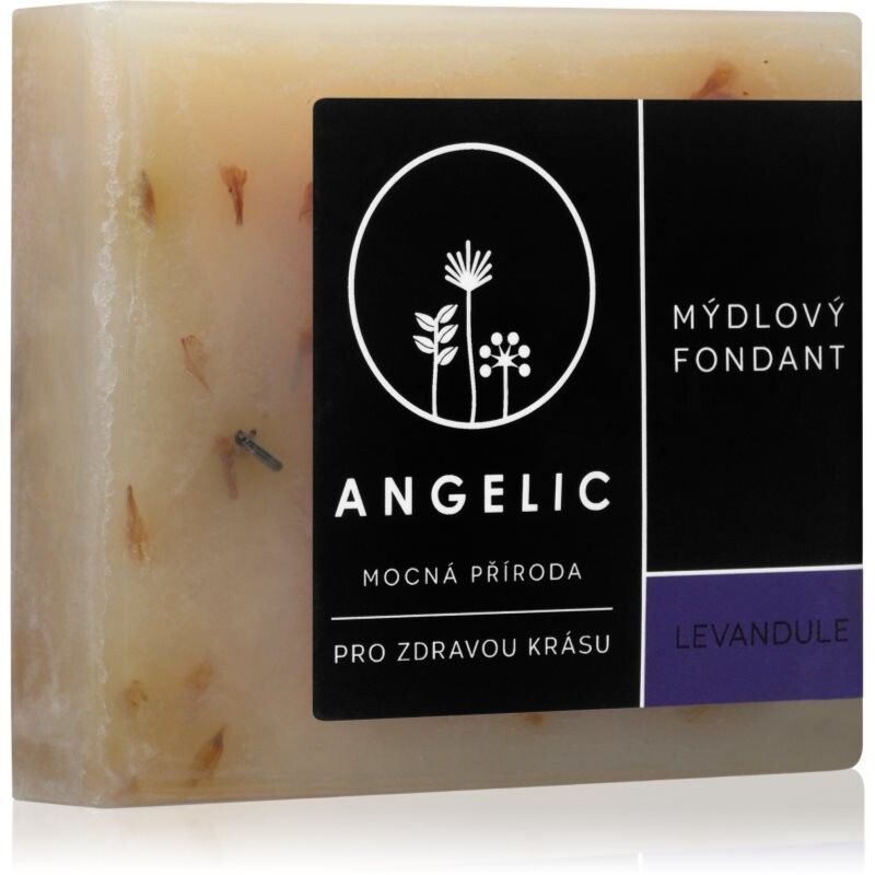 Angelic Mydlový fondant Levandule extra jemné prírodné mydlo 105 g