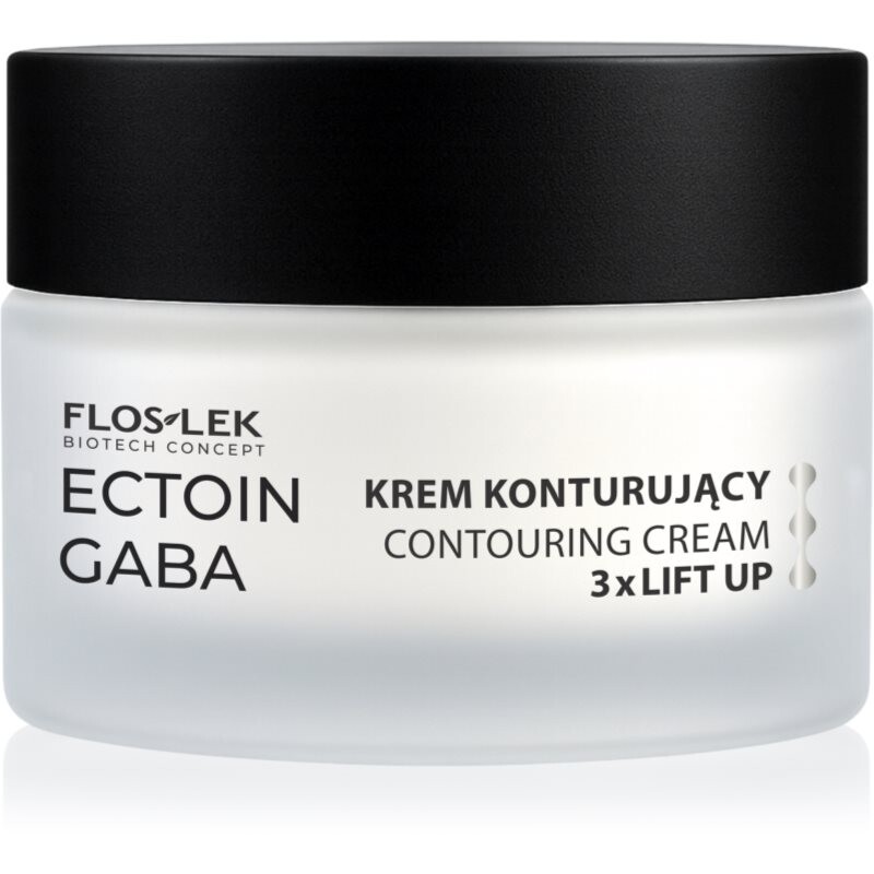 FlosLek Laboratorium Ectoin Gaba Contouring Face Cream 3xLift Up liftingový krém pre vyhladenie kontúr 50 ml