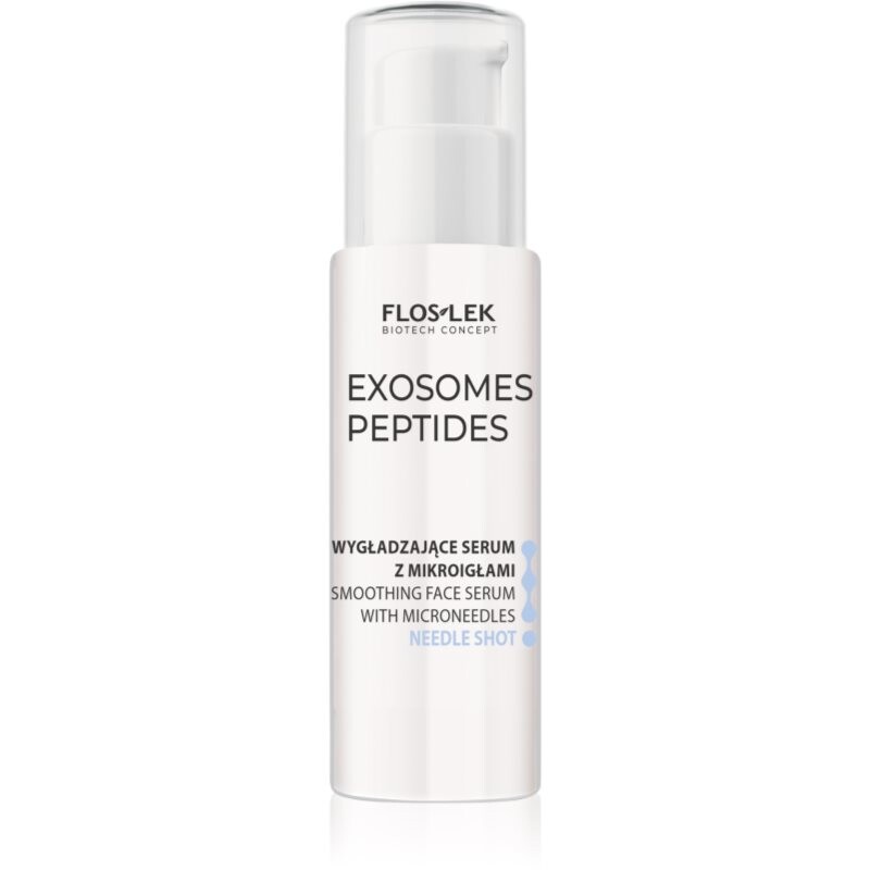 FlosLek Laboratorium Exosomes Peptides Smoothing Facial Serum With Microneedles zjemňujúce sérum s mikroihličkovaním 30 ml