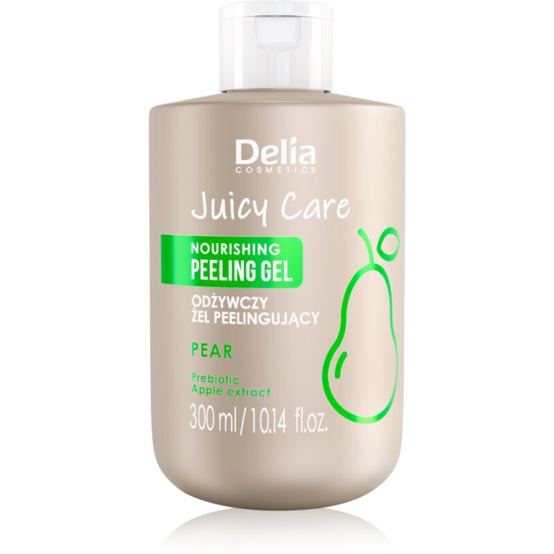 Delia Cosmetics Juicy Care Pear vyživujúci telový peeling 300 ml