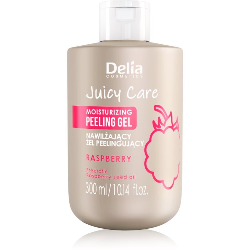 Delia Cosmetics Juicy Care Raspberry hydratačný telový peeling 300 ml