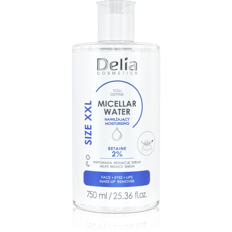Delia Cosmetics You Define čistiaca micelárna voda s hydratačným účinkom 750 ml