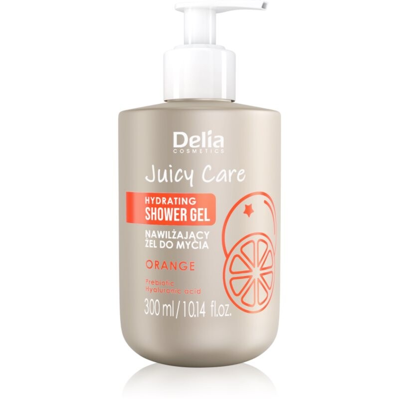 Delia Cosmetics Juicy Care Orange hydratačný sprchový gél 300 ml