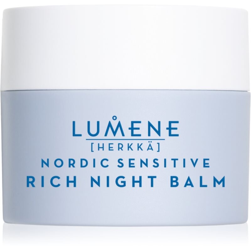 Lumene Nordic Sensitive [HERKKÄ] Rich Night Balm ukľudňujúci nočný balzám pre citlivú pleť 50 ml