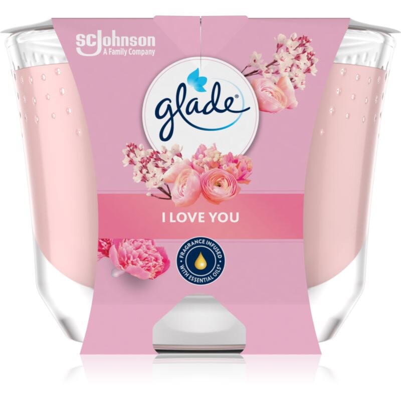 GLADE I Love You vonná sviečka 204 g