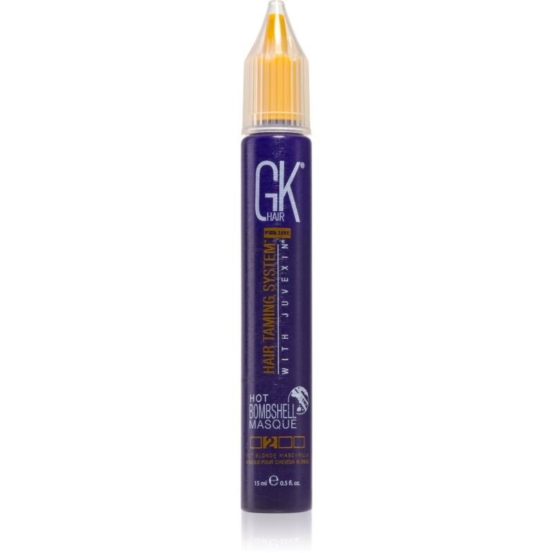 GK Hair Bombshell Hot Masque intenzívna ošetrujúca maska pre blond vlasy 15 ml