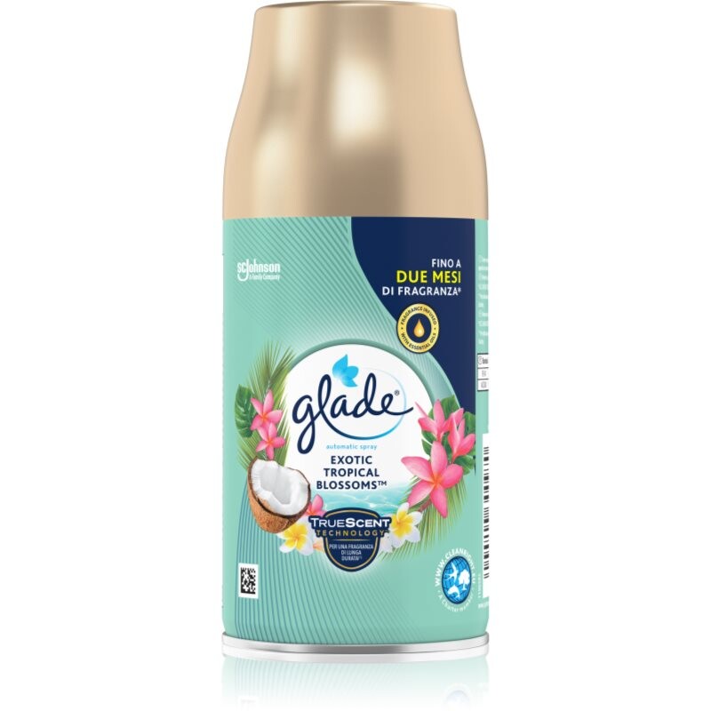 GLADE Automatic Exotic Tropical Blossoms automatický osviežovač vzduchu náhradná náplň 269 ml